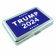 Donald Trump 2024 L2 Silver Metal Cigarette Case RFID Protection Wallet - £13.19 GBP