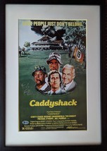 Chevy Chase signed &quot;Caddyshack&quot; mini poster (Beckett Authenticated) - £599.51 GBP