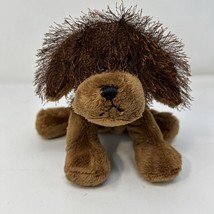 GANZ Webkinz Brown Stringy Dog 9” Plush Toy Stuffed Animal HM195 - £7.86 GBP