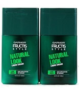 2 Ct Garnier Fructis Style 4.2 Oz Natural Look Low Hold Liquid Cream No ... - $21.86 CAD