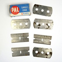 Vintage Shaving Razor Blades Lot of 9 PAL Box &amp; Gillette Gem Star Super ... - $9.70