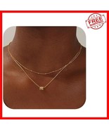 Trendy Initial Necklace Set in Gold/Silver - Minimalist Layered Jewelry ... - $495.41 MXN