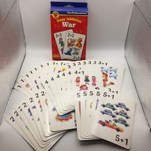 Vintage Brighter Child Easy Addition War Fun &amp; Educational Card Game Num... - £7.83 GBP