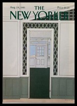 COVER ONLY The New Yorker August 24 1981 Beach House by Gretchen S. No Label - £11.40 GBP