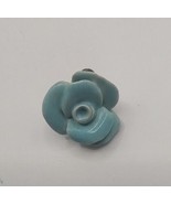 English Bone China Blue Flower Single Screw On Earring Replacement - £3.99 GBP