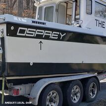 OEM Osprey Boat Yacht Decals 2PC Set Oracle Vinyl  New Universal 18” - $29.69