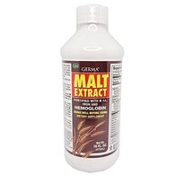 Germa Malt Extract Fortified with B-12 Iron and Hemoglobin Liquid 16oz b... - $15.88