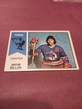 1974 - 75 O-Pee-Chee WHA Hockey #3 Wayne Dillon Toronto Toros - £1.56 GBP