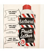 1959 Barbasol Presto Lather Shaving Cream Advertisement Hair Hygiene DWII27 - $28.01 CAD