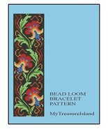 Bead Loom Vintage Floral Border 4 Bracelet Pattern PDF BP_102 - $4.50