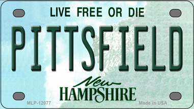 Pittsfield New Hampshire Novelty Mini Metal License Plate Tag - $14.95