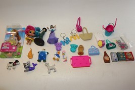 Junk Drawer Toy Lot Assorted Characters Small Figures Girl Pets Disney Barbie - £7.03 GBP