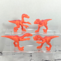Imaginext Velociraptors Dinosaurs Orange Lot of 4  - £9.33 GBP
