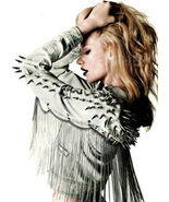 New Women Gray Full Silver Long Spiked Punk Fringed Biker Suede Leather ... - $314.99