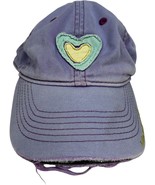 Life Is Good Kids Purple Hearts Distressed Adjustable Strapback Baseball... - $238.83 MXN