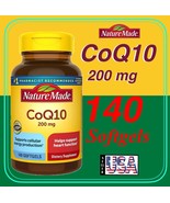 Nature Made CoQ10 200 mg, 140 Softgels ** Naturally Orange, Healthy Hear... - $55.88