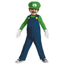 Disguise Luigi Boy&#39;s Halloween Fancy-Dress Costume for Toddler SMALL (2T) - £15.71 GBP