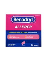 Benadryl Ultratabs Antihistamine Allergy Relief Tablets, Diphenhydramine... - $10.46 CAD