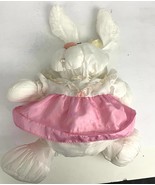 VTG Fisher Price Puffalump White Stuffed Plush Bunny Rabbit 80s - £30.44 GBP