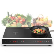 Double Induction Cooktop, 4000W 110/120V Countertop Burner Hot Plate Lcd... - $194.74