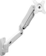 Vivo Height Adjustable Pneumatic Extended Arm Single Monitor Wall Mount,, V001Gw - £36.62 GBP