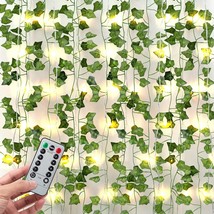 Ivy Leaves With Ce Certified 80 Led String Lights, Hanging Ivy Lights For - £25.09 GBP