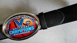 Villanova Wildcats  2018 NCAA  Championship Epoxy Buckle &amp; Bonded Leathe... - $471.03 MXN