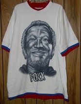 Redd Foxx T Shirt Silver Glitter Logo R+B Gearlab Vintage Size 2XL - £86.90 GBP