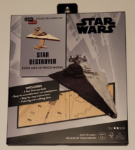 Star Wars Star Destroyer 3D Laser Cut Wood Model Kit and Book NEW SEALED - £11.60 GBP