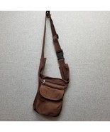 Himalaya Handmade Crossbody Bag Brown Multiple Pockets Adjustable Strap ... - £12.41 GBP
