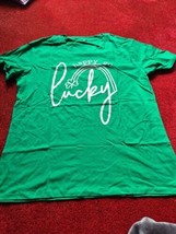 Suwaton St Patricks Day T-Shirt Short Sleeved Large - $8.83