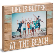 Pavilion Gift Company 67242 We People-Life is Better at The Beach Picture Frame, - £29.54 GBP