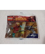 New Sealed Lego Marvel Super Heroes #30167 Iron Man vs Fighting Drone Polybag - $498.76 MXN