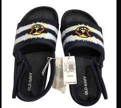 Old Navy Toddler Boy Sandals  Size  9/10 New With Tags Smiley Face W/ Su... - $149.97 MXN