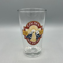 Golden Avalanche Brewing Company Logo 16 Oz. Beer Pint Libbey Glass Kutztown PA - $9.89