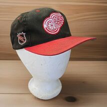 Vintage NHL Detroit Red Wings Sports Specialties Big Logo Snapback Cap Hat - $74.25