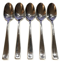 (5) Oneida Glossy MODA Stainless Flatware -- Place Oval Soup Spoon 7&quot; - $27.23