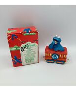 Sesame Street "On My Way Cookie Monster #5" Rare 1993 Enesco Figurine - $14.84