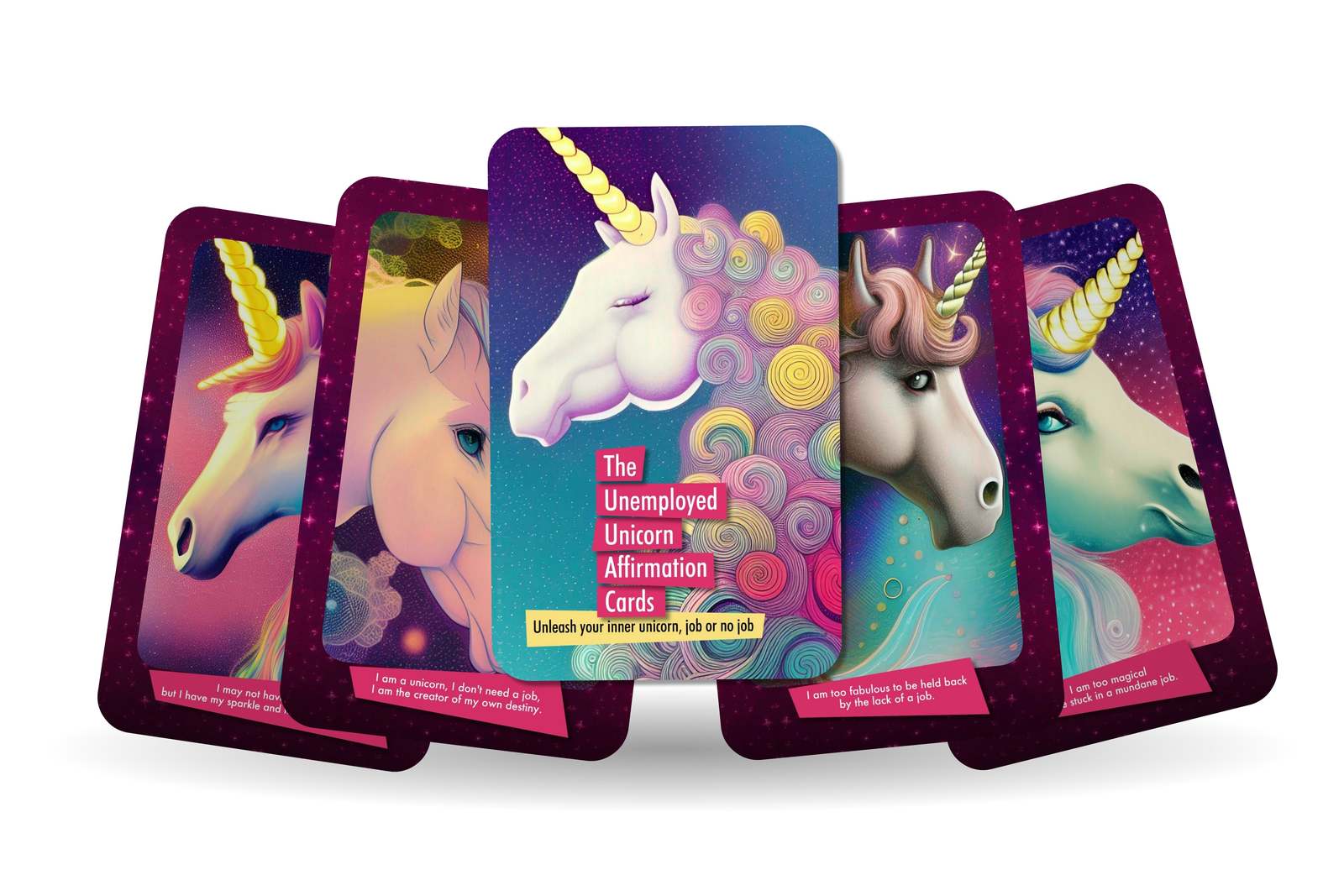 The Unemployed Unicorn Affirmation Cards - Unleash your inner unicorn, job or no - £15.58 GBP