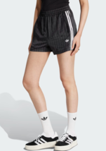 adidas Originals Pin-stripe Satin Shorts Women&#39;s Lifestyle Pant AsiaFit ... - $73.71