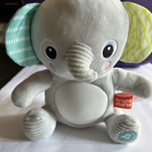 Baby Toy Elephant Plush Bright Starts HugaBye Musical Light Up Toy​ Elep... - £13.93 GBP