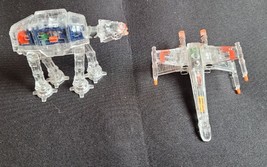 Vintage Star Wars Micro Machines Galoob Clear Plastic 1997 Lot Of 2 - £10.89 GBP