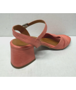 MIZ MOOZ WOMEN&#39;S ANKLE STRAP LEATHER HEELED SANDALS  CORAL 37EU / 7US  #... - $39.95