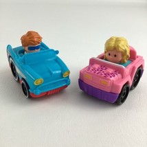 Fisher Price Little People Wheelies Push Along Vehicles Convertible Hot Rod Toy - $14.80