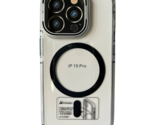 Protective MagSafe Case for iPhone 15 Pro 6.1" Clear Back Cover Transluc... - $11.66