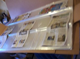 5 PCS 60 x 40  CRYSTAL CLEAR ACID FREE CELLOPHANE ARCHIVAL STORAGE OR DI... - $65.37