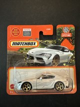 Matchbox 2023 Toyota GR Supra White Car Toy Vehicle Mattel Short Card - $4.50