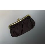 St Thomas Coin Purse Vintage Kiss Lock Clasp Change Holder Pouch Black N... - $564.74 MXN