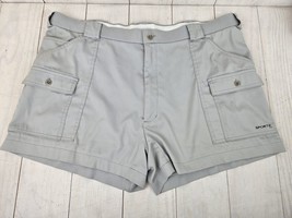Sportif USA Mens Shorts Size 44 Light Gray 670170 Stretch Fishing Hiking - $29.39