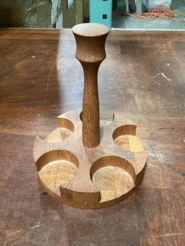 Vintage Wooden Teak Spice Rack - 7” - $9.89